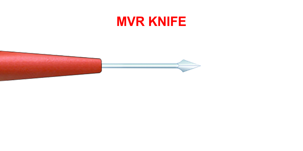 MVR Knife 19. 20, 23 Gauge, Straight