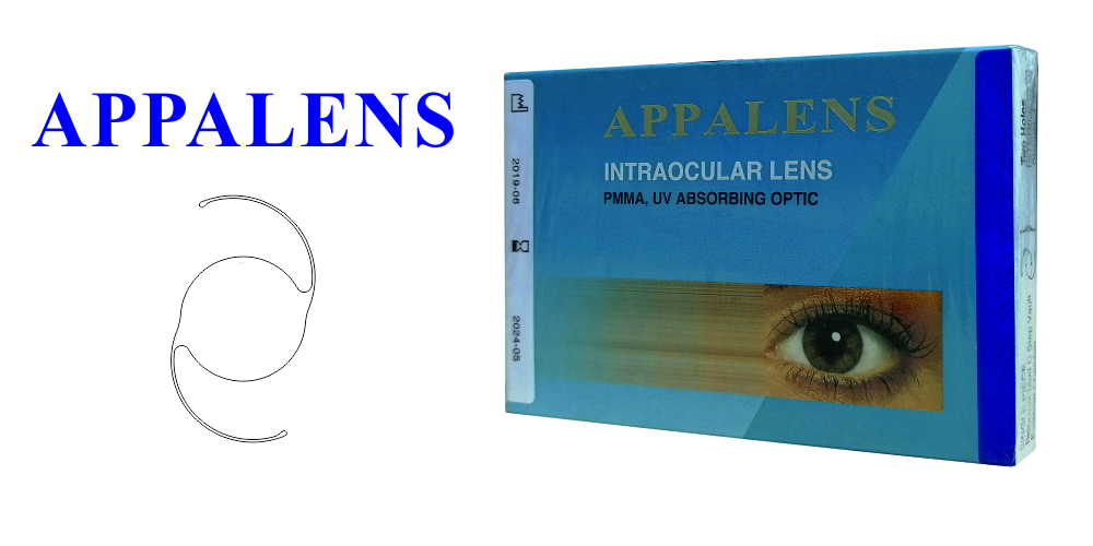 APPALENS: Single Piece, Optic Diameter 5.00mm, Overall Length 12.00mm, C Loop with No Position Holes