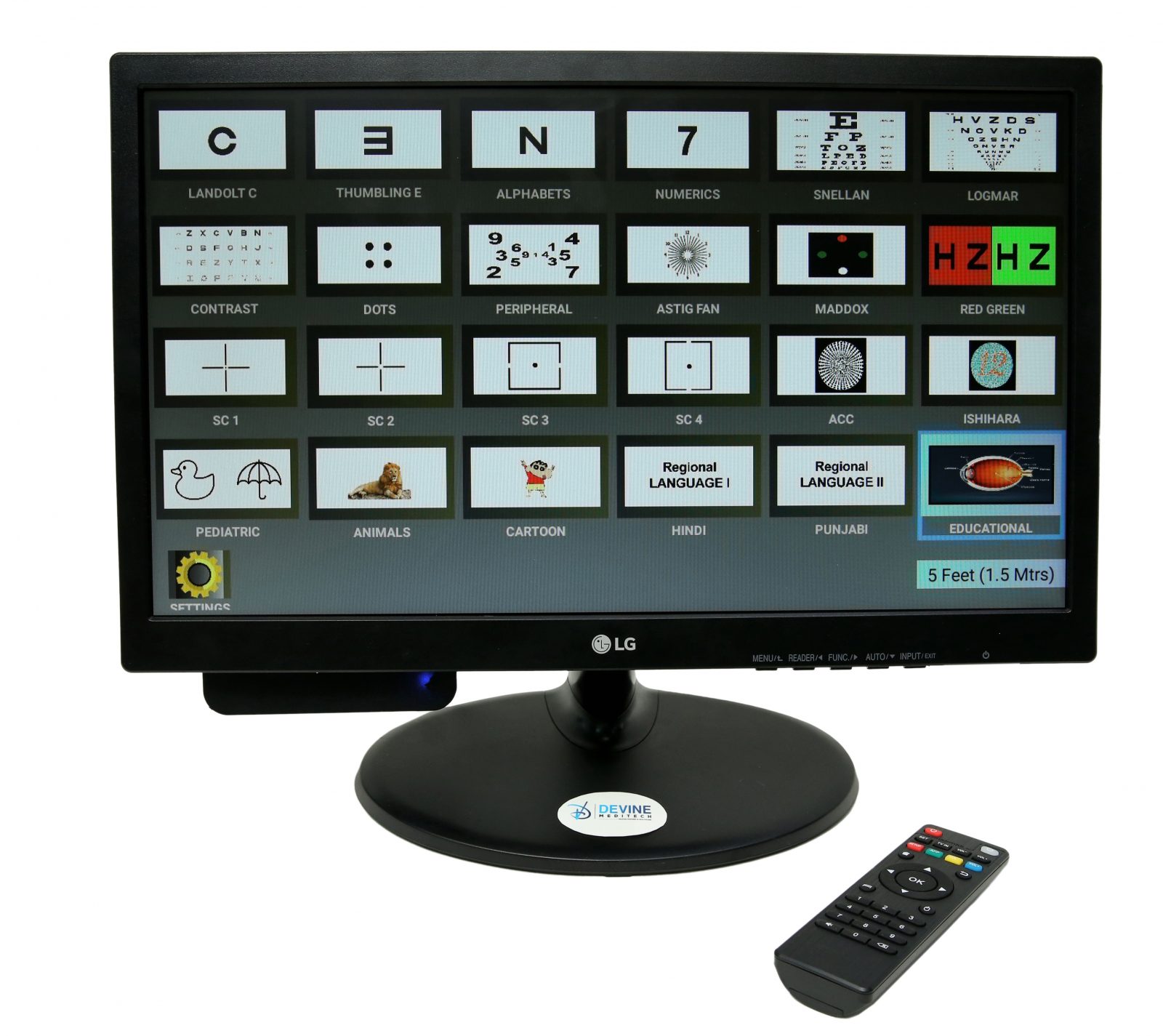 LCD Auto Chart System with remote