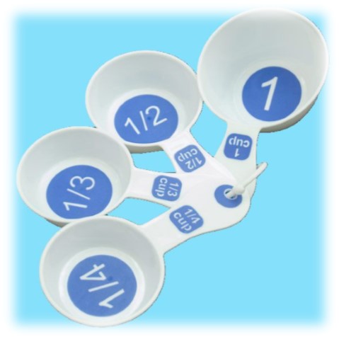 Measuring Cups with Large Print
