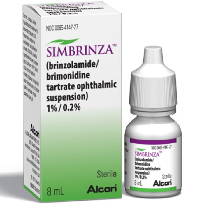 Simbrinza Eye drops, suspension 0.2/1 %