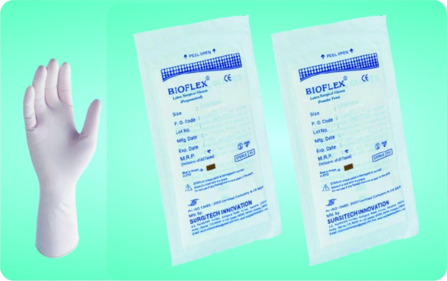 Bioflex Pre-Powdered Latex  Surgical Gloves