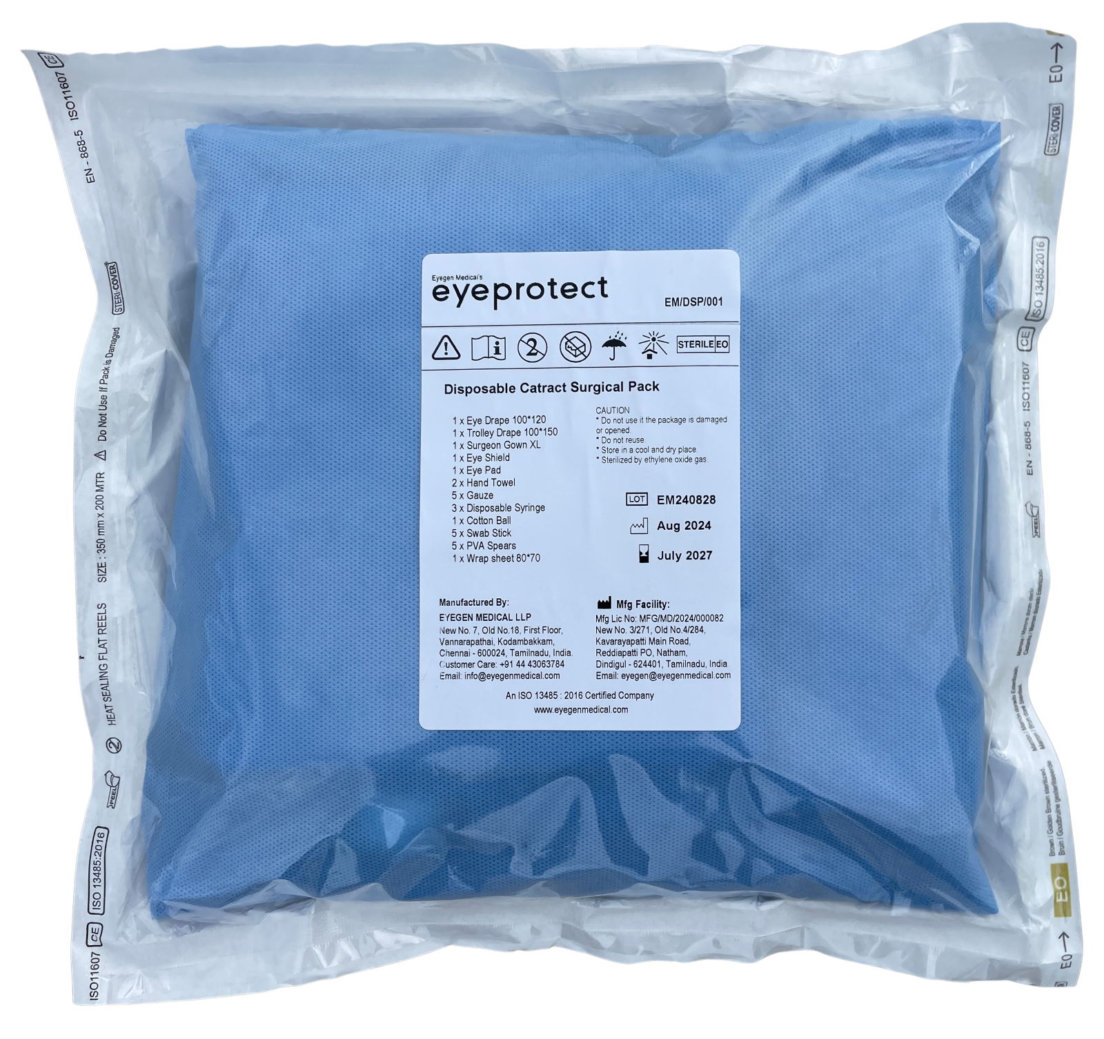EyeProtect Disposable Surgeon Kit